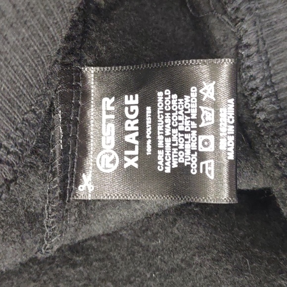 RGSTR BLACK HOODIE, Size XL - Picture 9 of 12